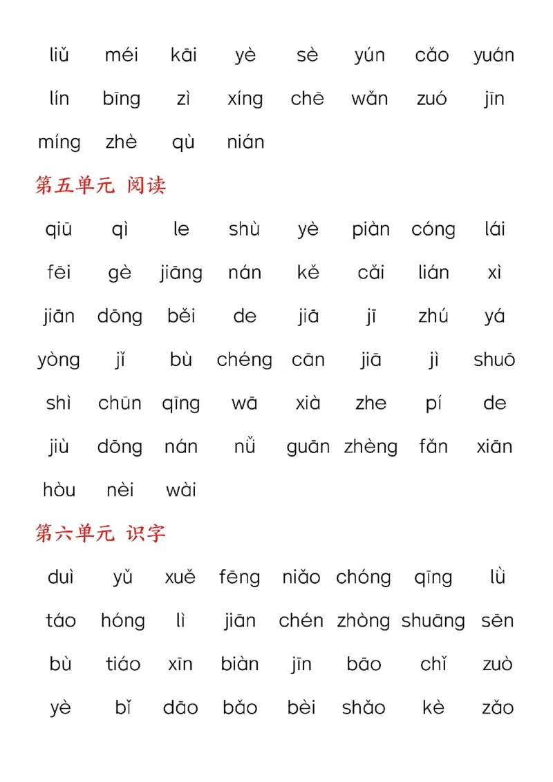 24秋一上语文生字注音练习_一年级上下册资料_一年级上册小红书同款资料_一年级上册资料