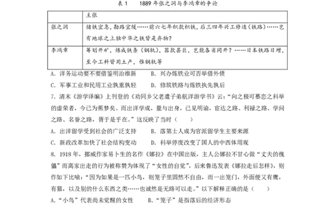 2022年高考历史试卷（广东）（空白卷）_历史历年高考真题_新&middot;PDF版2008-2025&middot;高考历史真题_历史（按试卷类型分类）2008-2025_自主命题卷&middot;历史（2008-2025）