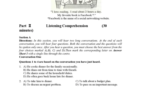 2015年12月六级真题（第2套）_大学英语四级+六级_六级真题_六级真题_1990年-2018年真题资料合集_2015年12月CET6题+解+音频_01、真题PDF版（推荐打印）❤