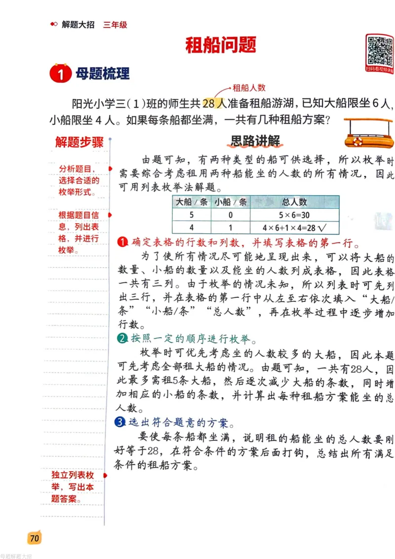 数学母体解题大招举一反三-三年级_小学全网线上同款资料
