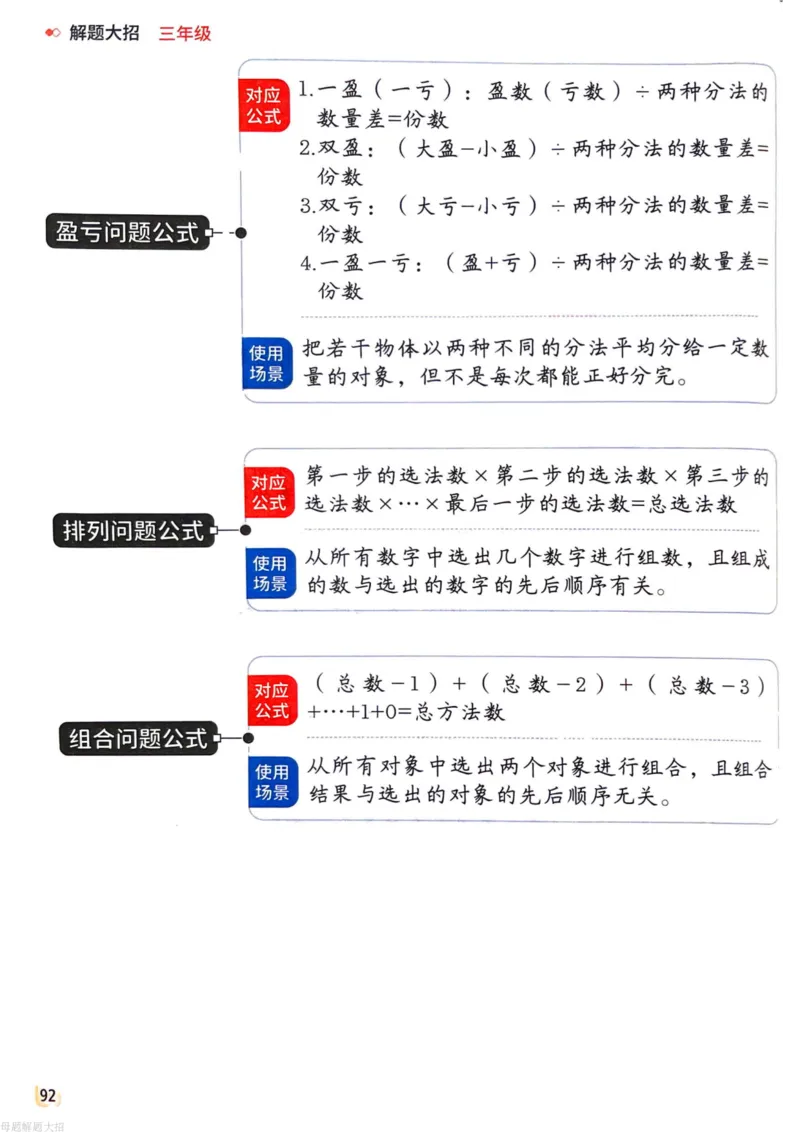 数学母体解题大招举一反三-三年级_小学全网线上同款资料