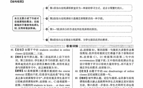 2022年06月四级阅读解析全2套_大学英语四级+六级_四级真题_专项_四级仔细阅读_四级仔细阅读解析