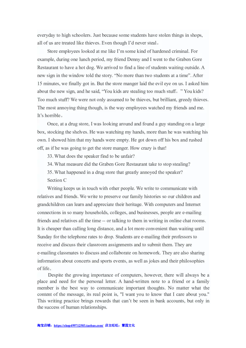 2010年12月英语四级听力答案解析_大学英语四级+六级_四级真题_专项_四级听力专项_2010-2015_2010-2012四级_答案解析