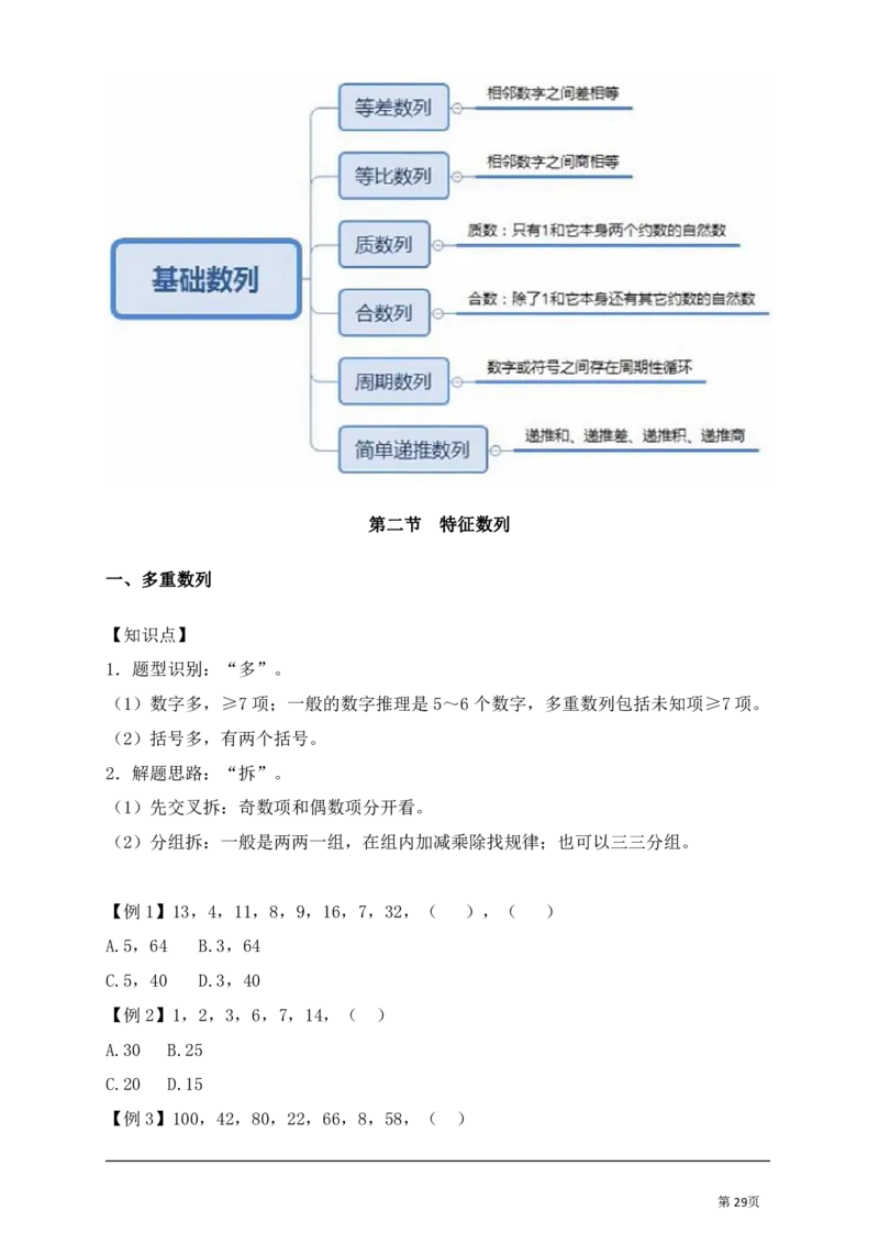 数量关系讲义汇总_军队文职(1)_03.军队文职公共课-必备知识+笔记点+讲义