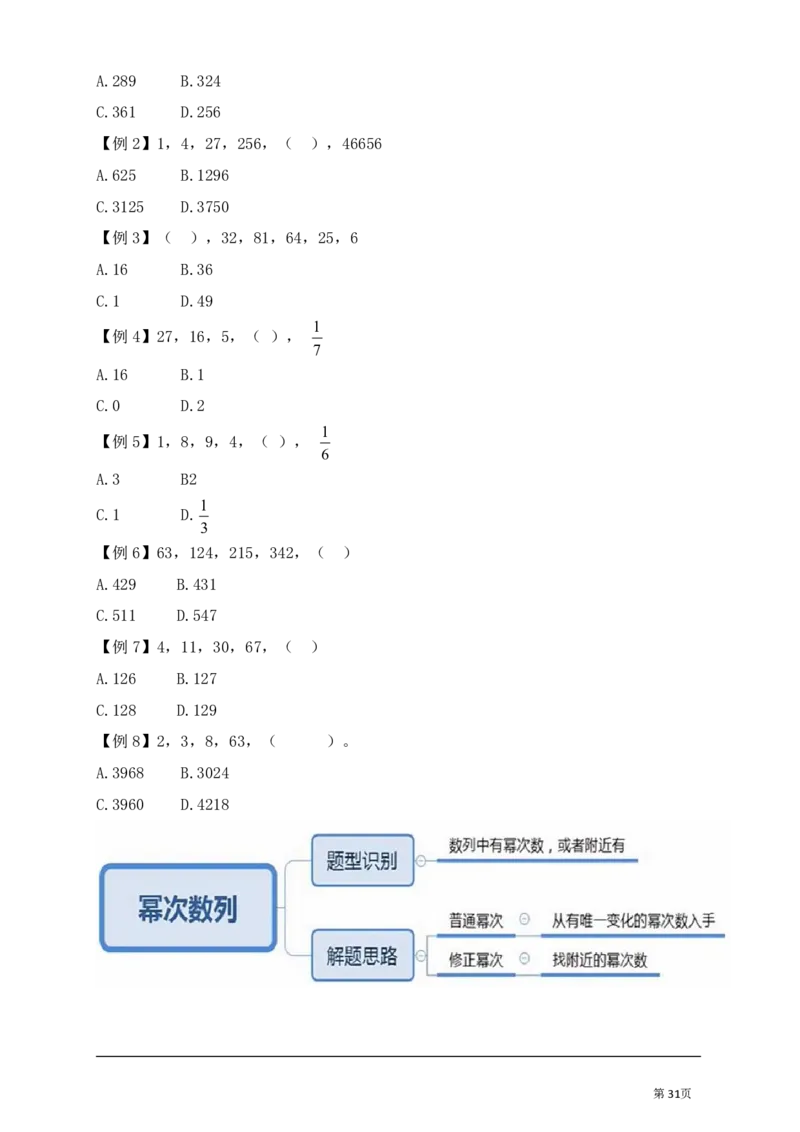 数量关系讲义汇总_军队文职(1)_03.军队文职公共课-必备知识+笔记点+讲义