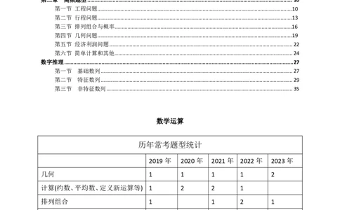 数量关系讲义汇总_军队文职(1)_03.军队文职公共课-必备知识+笔记点+讲义