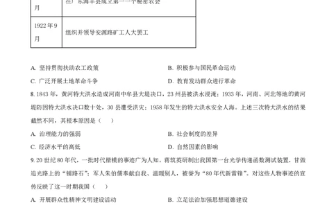 2022年高考历史试卷（天津）（空白卷）_历史历年高考真题_新&middot;PDF版2008-2025&middot;高考历史真题_历史（按省份分类）2008-2025_2008-2024&middot;（天津）历史高考真题