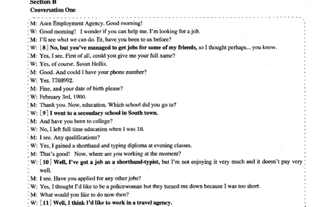 2015.12英语四级解析第1套_大学英语四级+六级_四级真题_四级真题_1990年-2018年真题资料合集_2015年12月CET4题+解+音频_03、答案解析