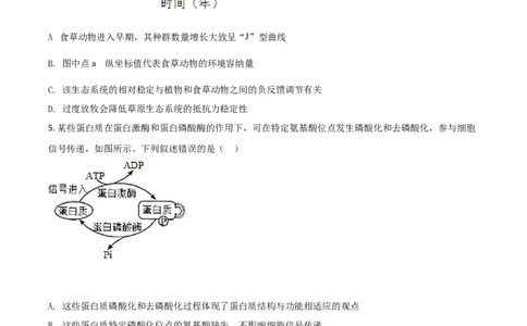 2021年高考生物试卷（湖南）（空白卷）_生物历年高考真题_新&middot;Word版2008-2025&middot;高考生物真题_生物（按年份分类）2008-2025_2021&middot;高考生物真题