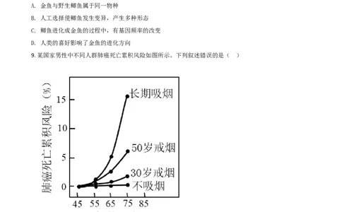 2021年高考生物试卷（湖南）（空白卷）_生物历年高考真题_新&middot;Word版2008-2025&middot;高考生物真题_生物（按年份分类）2008-2025_2021&middot;高考生物真题