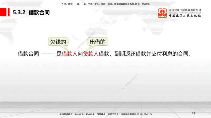 A15节：5.3.1买卖合同～5.3.2借款合同（12.30）_2026年一建法规_2025年一建法规SVIP_02-基础精讲✿高端面授✿深度强化_06-法规《两轮基础直播》王文静JGS_讲义
