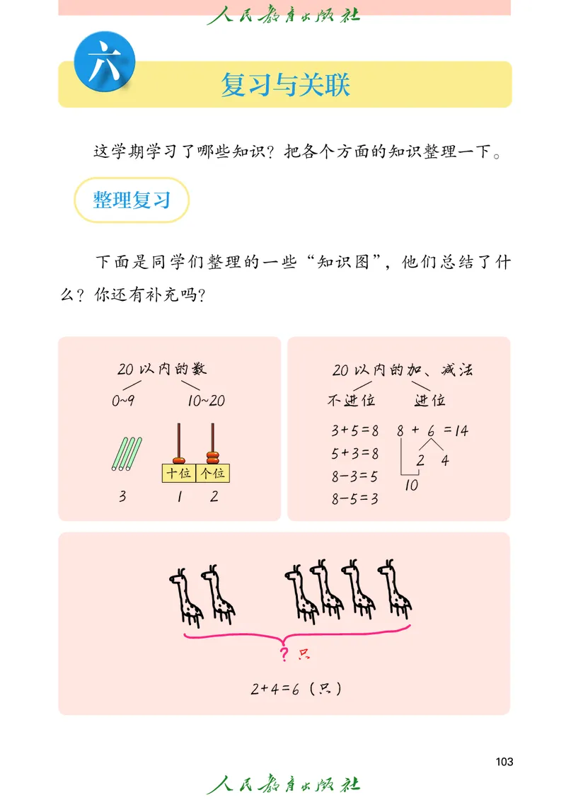 2024秋数学人教版一年级上册PDF电子课本_一年级上下册资料_一年级上语数英上下册学习资料_3-6-3、小学一年级数学上册_人教版_11、电子课本