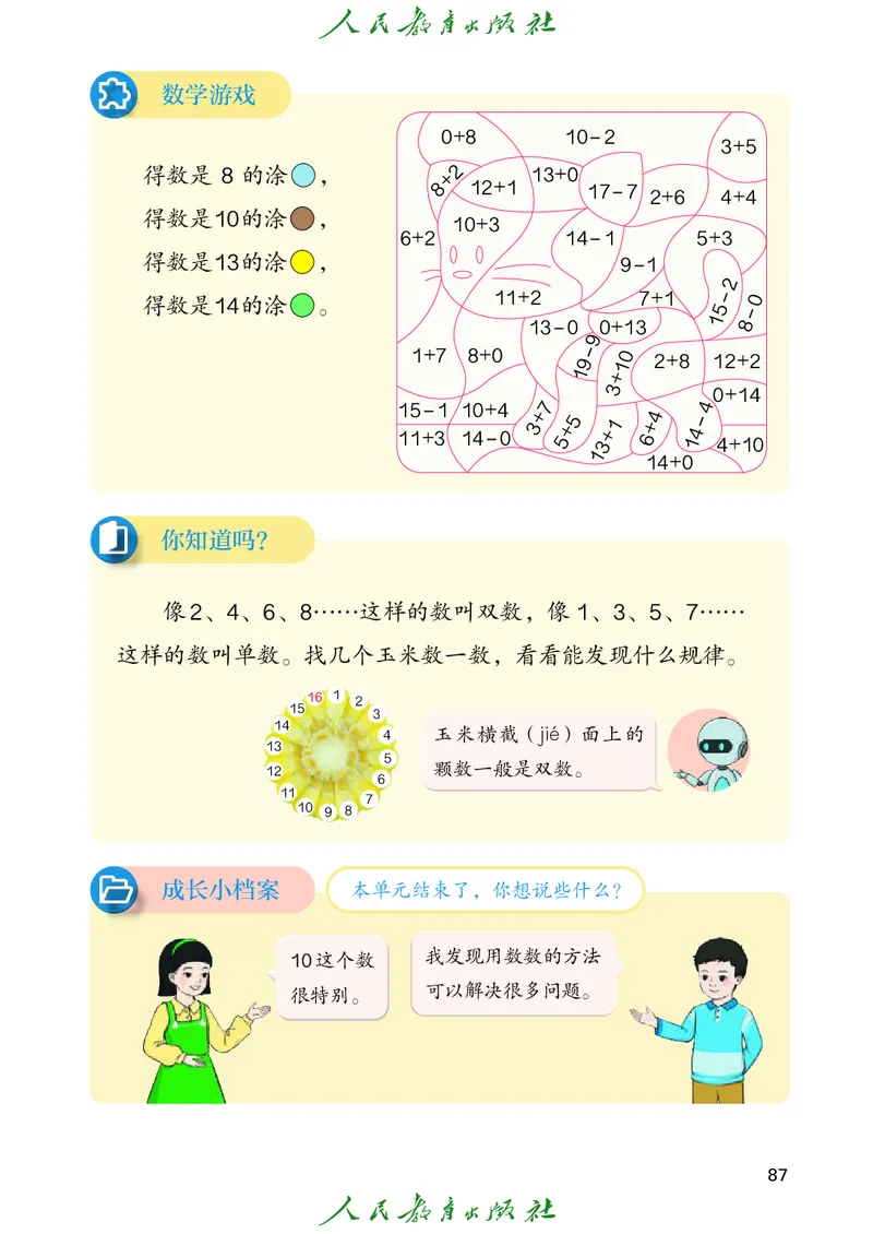 2024秋数学人教版一年级上册PDF电子课本_一年级上下册资料_一年级上语数英上下册学习资料_3-6-3、小学一年级数学上册_人教版_11、电子课本
