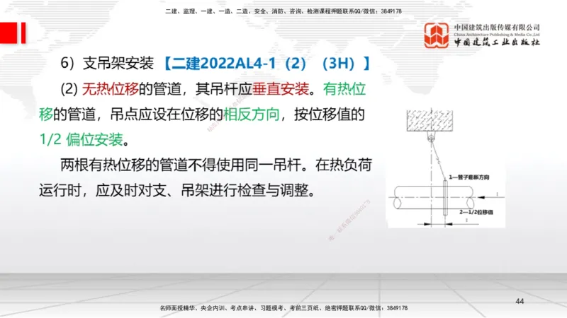 A16节：4.2工业管道施工技术2（01.02）_2026年一级建造师_2026年一建机电_2025年一建机电SVIP_02-基础精讲✿高端面授✿深度强化_05-机电《两轮基础直播》闫娜JGS_讲义
