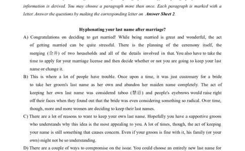 2023.03英语四级真题第1套_大学英语四级+六级_四级真题_四级真题_2023年03月CET4题+解+音频_02、真题word版