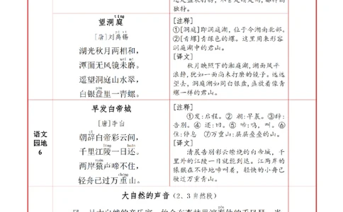 3语上必背内容+默写表_人教版小学语文上下册必背课文古诗词日积月累汇总背诵默写(1)