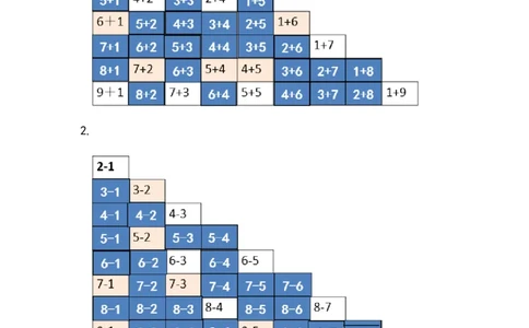 3.12回顾整理_一年级上下册资料_小学一年级学习资料-25年更新版_1-03、小学一年级数学上册_青岛63制_02、课时练习_第三单元10以内的加减法