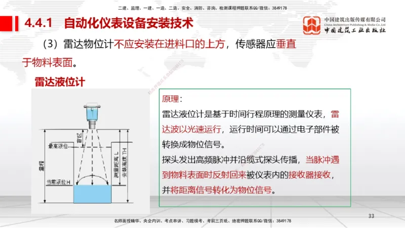A19节：4.4自动化仪表工程安装技术（01.15）_2026年一级建造师_2026年一建机电_2025年一建机电SVIP_02-基础精讲✿高端面授✿深度强化_05-机电《两轮基础直播》闫娜JGS_讲义