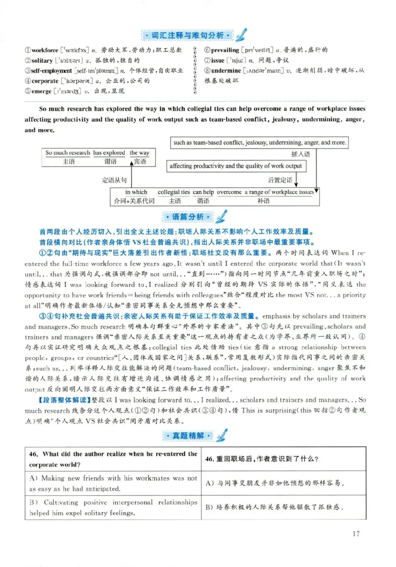 2019年06月真题解析第3套_大学英语四级+六级_六级真题_六级真题_2019年06月CET6题+解+音频_03、答案解析
