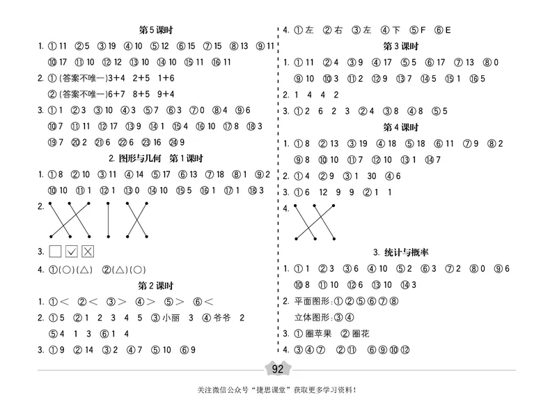 五E口算题卡一年级上册数学北师版_1~6年级全册五E口算题卡(1)_1年级五E口算题卡