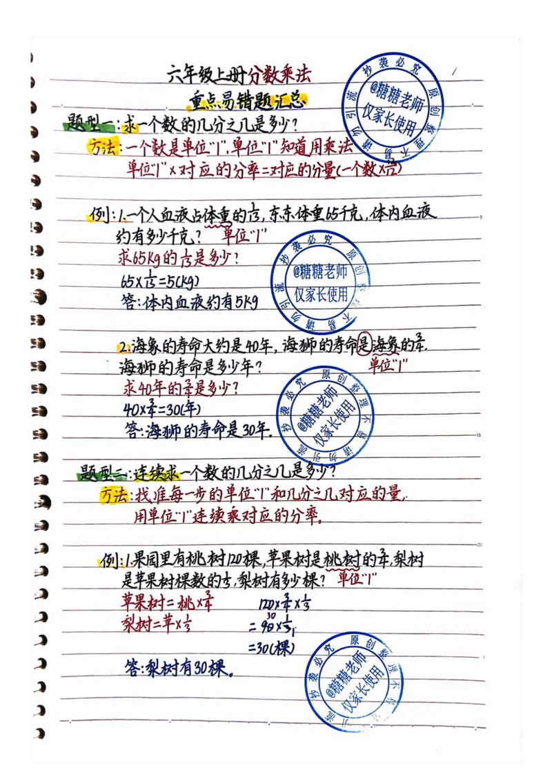 五升六手写笔记最新版_小学全网线上同款资料_13号文件6上语文课堂笔记