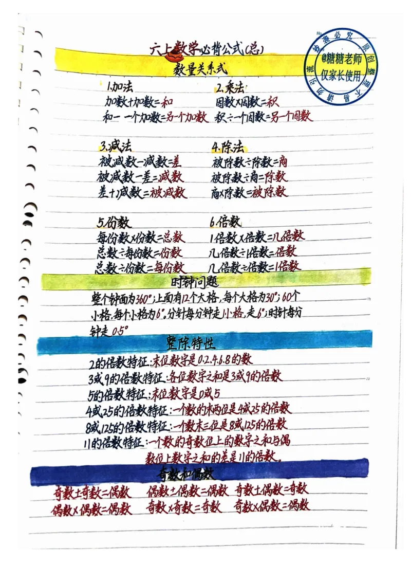 五升六手写笔记最新版_小学全网线上同款资料_13号文件6上语文课堂笔记