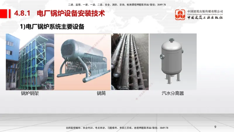 A23节：4.8.1电厂锅炉设备安装技术（02.13）_2026年一级建造师_2026年一建机电_2025年一建机电SVIP_02-基础精讲✿高端面授✿深度强化_05-机电《两轮基础直播》闫娜JGS_讲义
