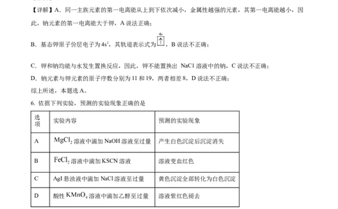 2022年高考化学试卷（海南）（解析卷）_历年高考真题合集_化学历年高考真题_新&middot;Word版2008-2025&middot;高考化学真题_化学（按省份分类）2008-2025_2008-2024&middot;（海南）化学高考真题