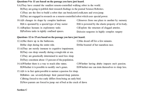2024年6月六级第二套原题_大学英语四级+六级_六级真题_六级真题_2024年06月CET6题+解+音频_2024年6月六级真题-原题