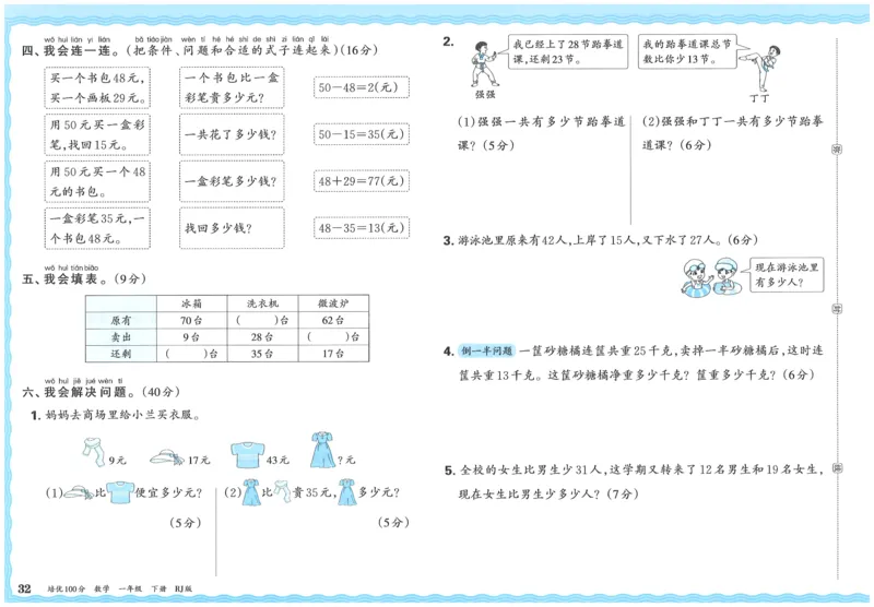 25春一下数学王朝霞培优100分_一年级上下册资料_53黄冈多个品牌系列资料_数学