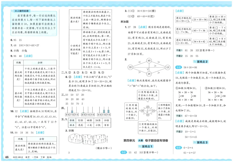 25春一下数学王朝霞培优100分_一年级上下册资料_53黄冈多个品牌系列资料_数学