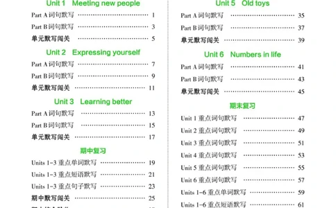 25春《王朝霞活页默写》英语RP3下_三年级上下册资料_53黄冈多个品牌系列资料_英语