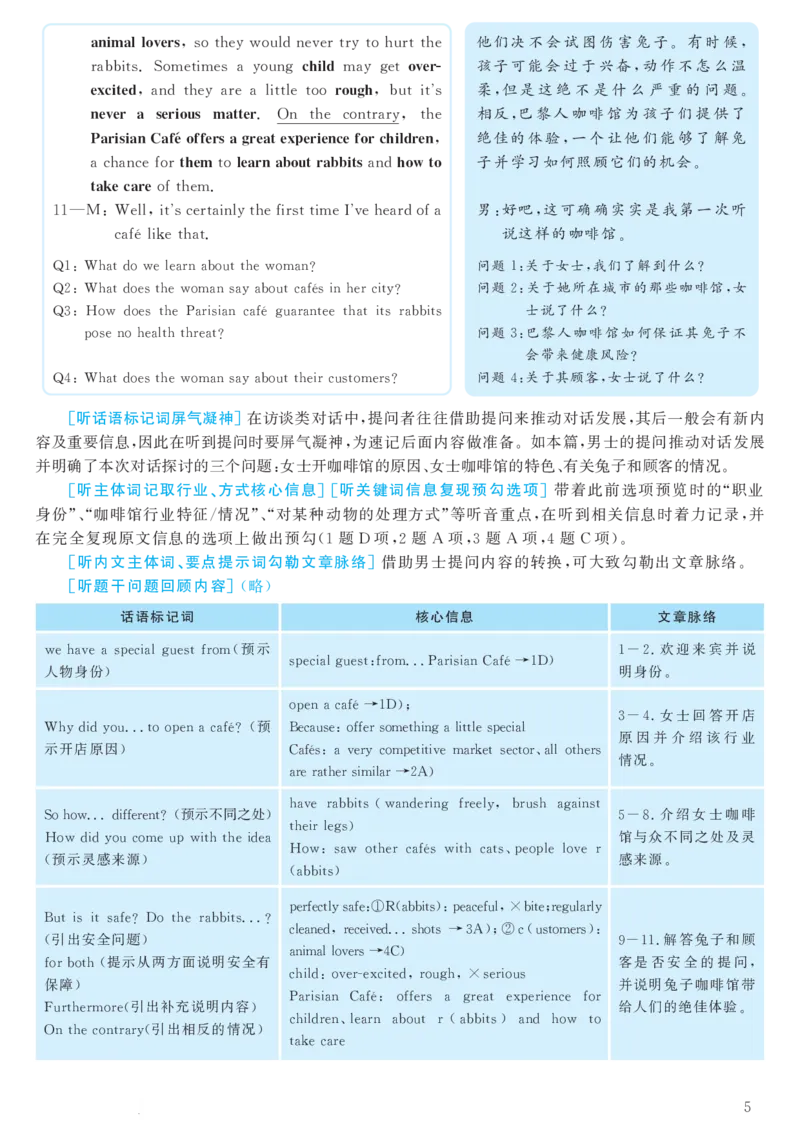2018.06英语六级考试第2套解析_大学英语四级+六级_六级真题_六级真题_1990年-2018年真题资料合集_2018年06月CET6题+解+音频_03、答案解析