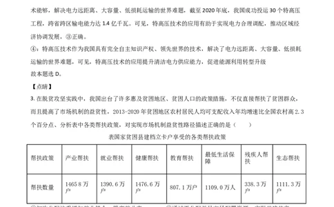 2021年高考政治试卷（山东）（解析卷）_政治历年高考真题_新&middot;Word版2008-2025&middot;高考政治真题_政治（按年份分类）2008-2025_2021&middot;政治高考真题