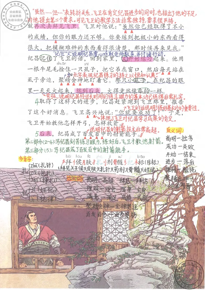 四年级语文上册课堂笔记_小学全网线上同款资料_11号