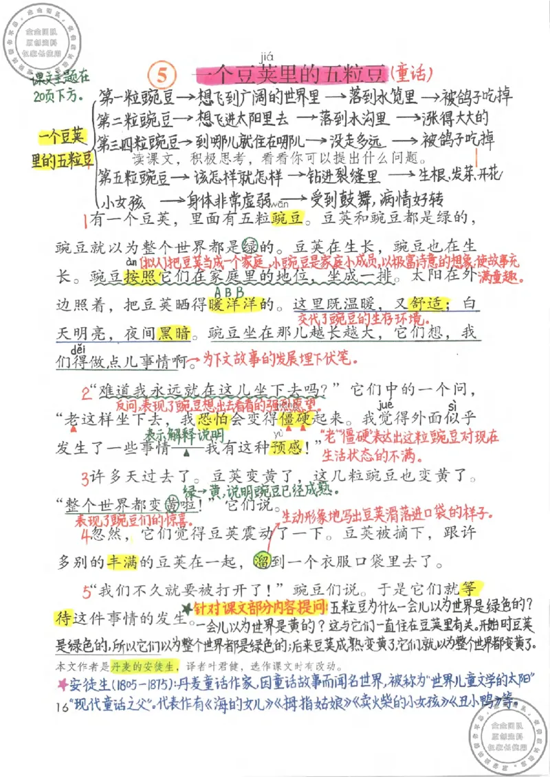 四年级语文上册课堂笔记_小学全网线上同款资料_11号