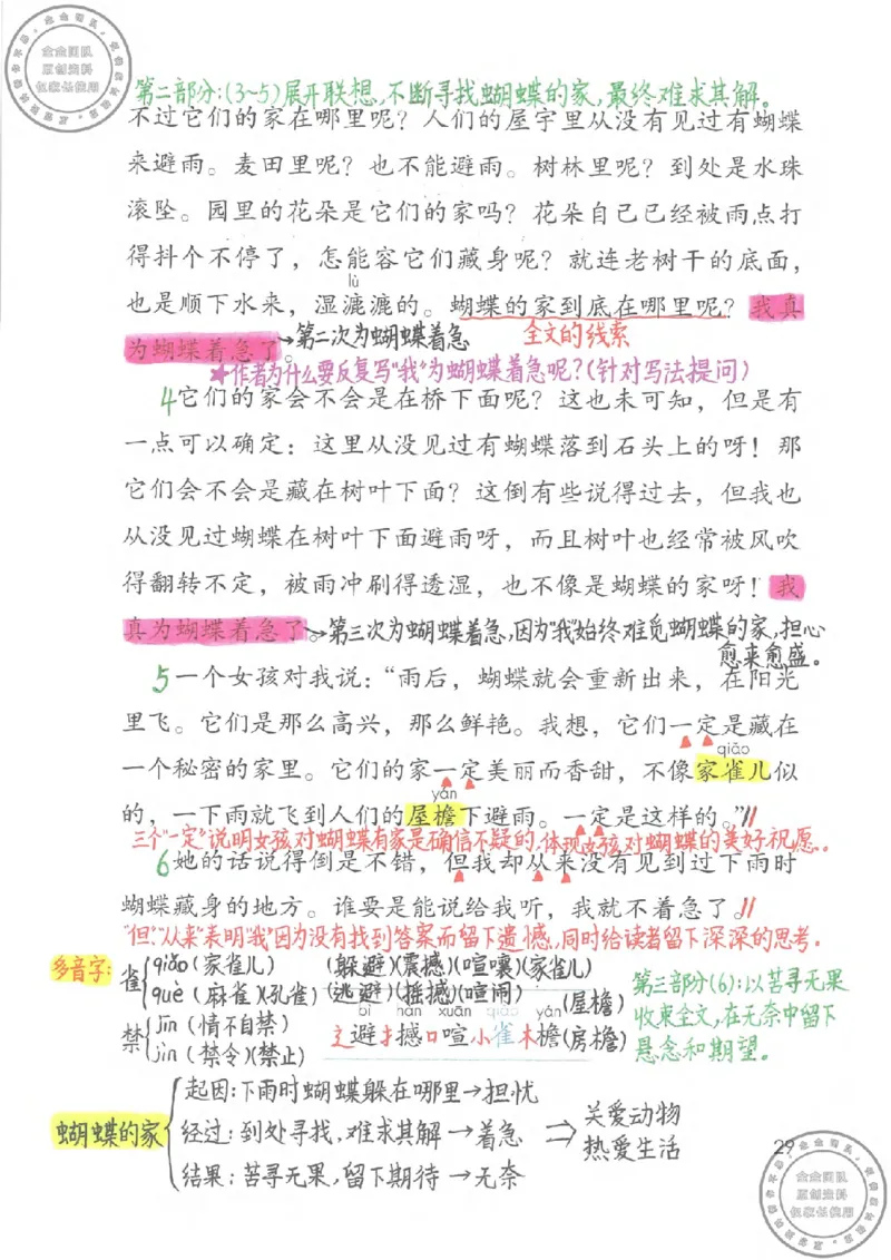 四年级语文上册课堂笔记_小学全网线上同款资料_11号