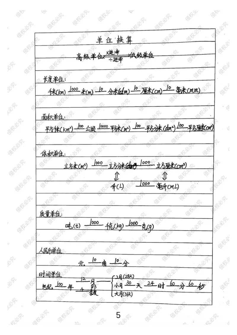 六上册数学重点公式和知识点汇总_小学全网线上同款资料_12号文件6上数学语文