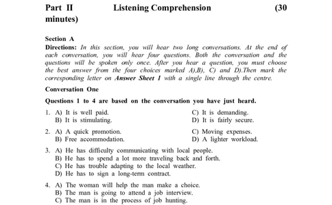 2015年06月六级真题（第3套）_大学英语四级+六级_六级真题_六级真题_1990年-2018年真题资料合集_2015年06月CET6题+解+音频_02、真题Word版