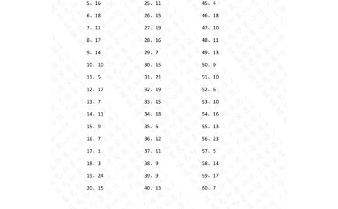 30以内减法第71-90篇答案_小学数学口算竖式脱式计算应用题一二三四五六年级上下册电_小学数学口算题库电子版（1-6）_小学数学口算一年级_口算题适合1年级(含答案）