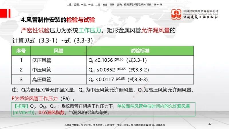 A09节：3.3通风与空调工程施工技术1（12.12）_2026年一级建造师_2026年一建机电_2025年一建机电SVIP_02-基础精讲✿高端面授✿深度强化_05-机电《两轮基础直播》闫娜JGS_讲义