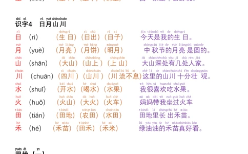 24秋一年级每日晨读彩色阅读本_一年级上下册资料_一年级上册小红书同款资料_一年级上册资料