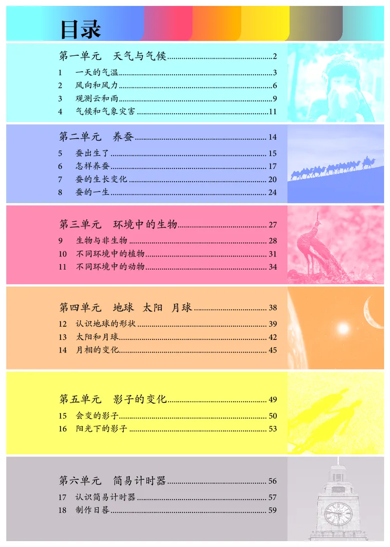 人教版4年级科学下册高清教材_全部版本&bull;小学科学电子课本_人教版小学科学电子课本