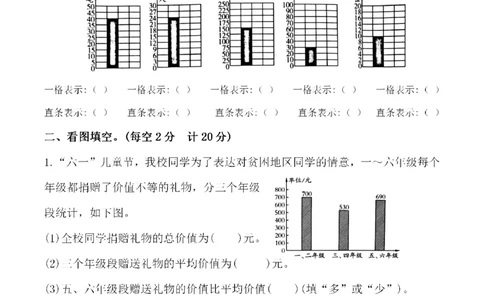 四（上）人教版数学第七单元检测试卷二_上册_四（上）数学试卷_四（上）人教版数学期末单元期中试卷