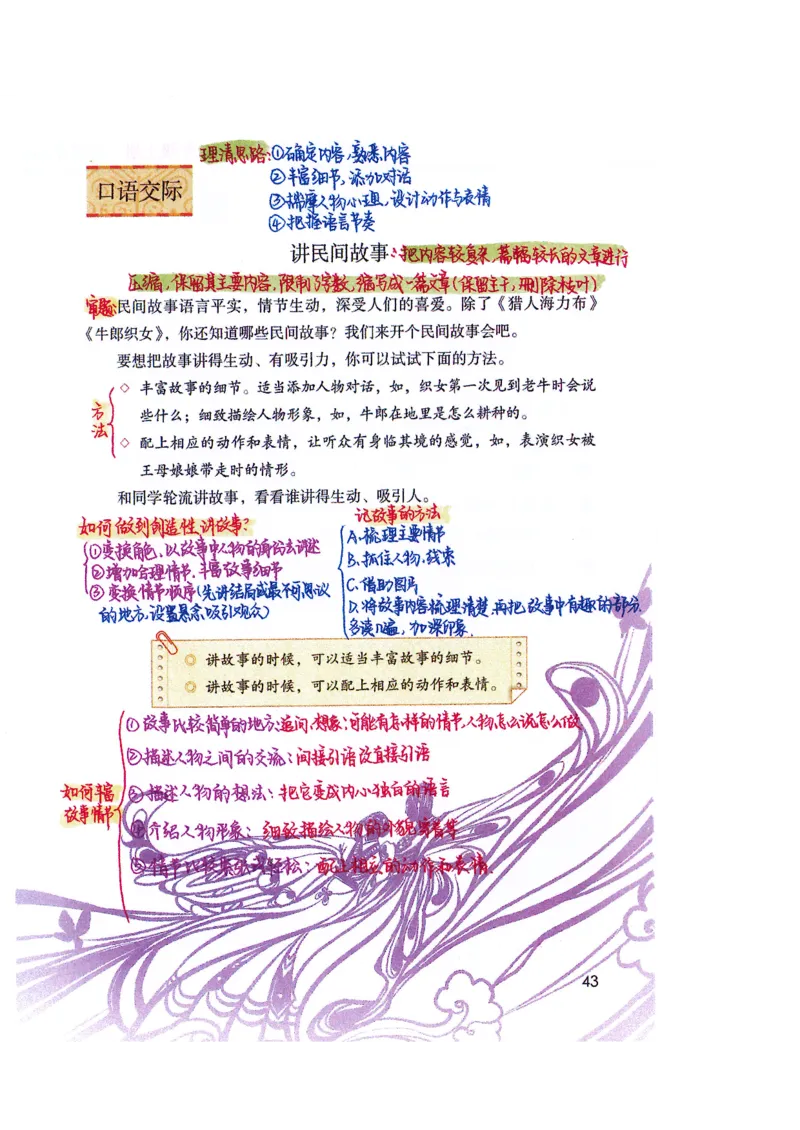 四升五语文课堂笔记_小学全网线上同款资料_k92_语文