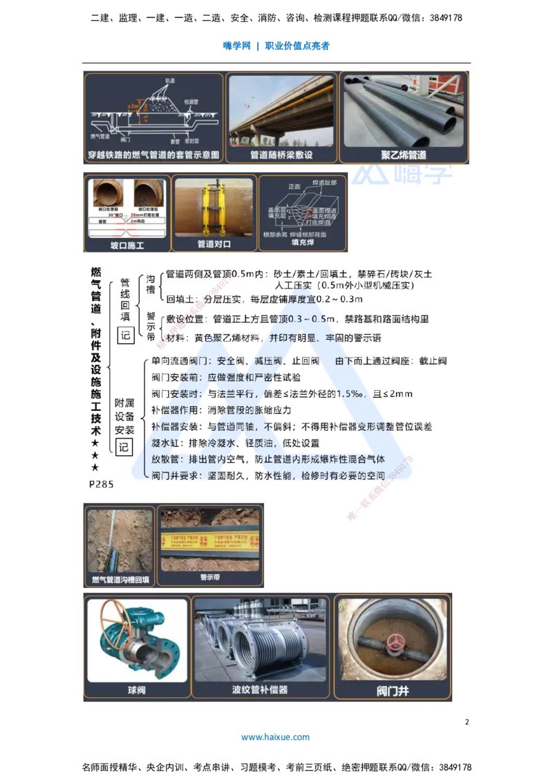 15.2025王欢-考前拔分速成-专题五管道工程2_2026年一级建造师_2026年一建市政_2025年一建市政SVIP_04-冲刺串讲✿考点强化✿小灶集训_37-市政《考前拔分速成》王欢HX_讲义