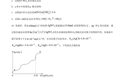 2022年高考化学试卷（湖南）（空白卷）_历年高考真题合集_化学历年高考真题_新&middot;PDF版2008-2025&middot;高考化学真题_化学（按省份分类）2008-2025_2008-2025&middot;（湖南）化学高考真题