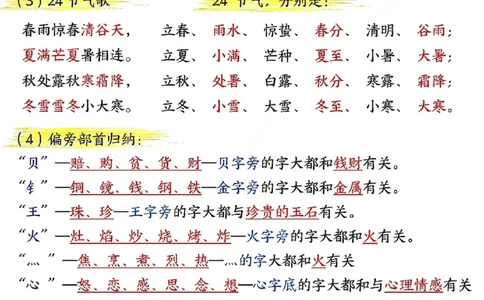 2142二下丨语文期末复习必背知识点（后面是空白版）_二年级上下册资料_二年级下册小红书同款资料_二下语文_二下语文