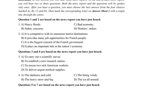 2019.06四级真题第2套可复制可检索_大学英语四级+六级_四级真题_四级真题_2019年06月CET4题+解+音频_01、真题PDF版（推荐使用）❤