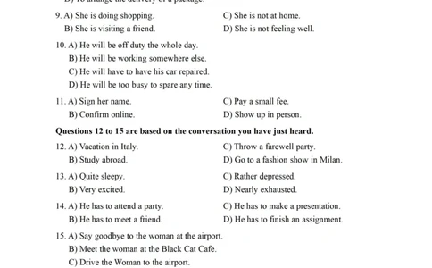 2019.06四级真题第2套可复制可检索_大学英语四级+六级_四级真题_四级真题_2019年06月CET4题+解+音频_01、真题PDF版（推荐使用）❤